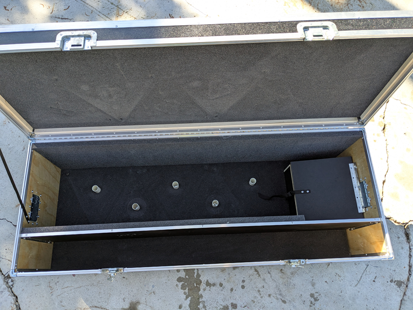 Used 5 Clock Storage Case